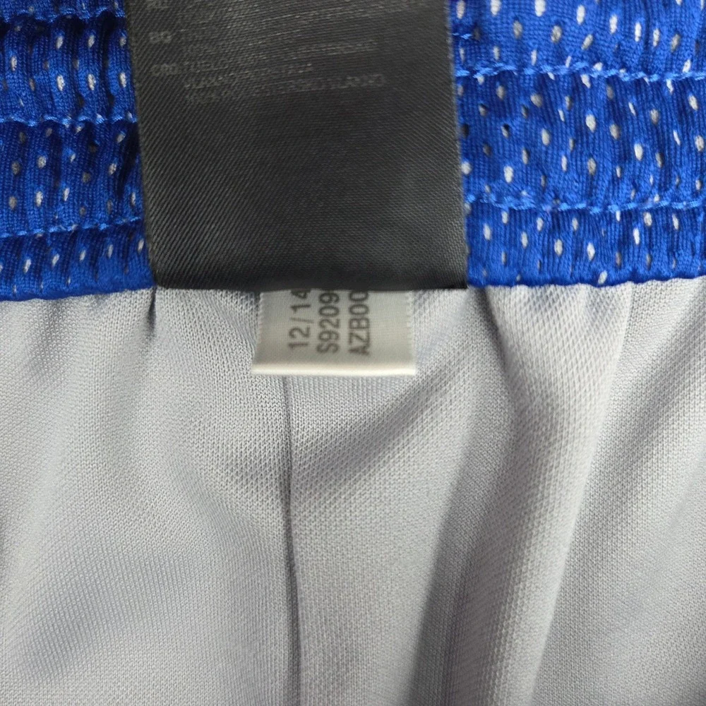 Adidas Basketball‎ Mesh Shorts Mens 2XL Royal Blue S92097 Striped Athletic Gym